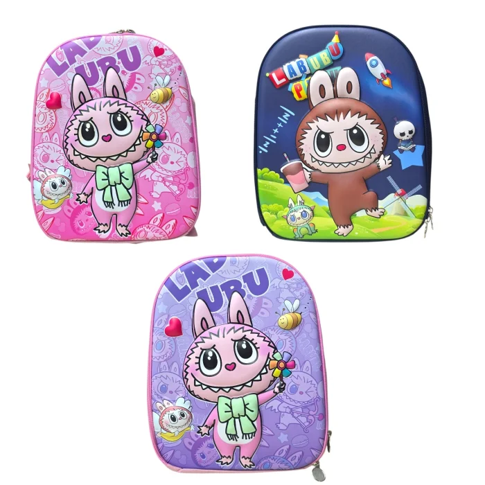 Mochila Infantil Labubu "12 3d Niño(a) "33 X 26cm "