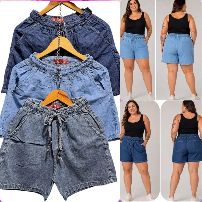 Shorts Rígido Tela Camisera