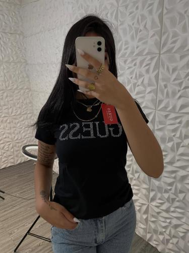 Remeras Brillo Guess de Mujer - Miniatura 4