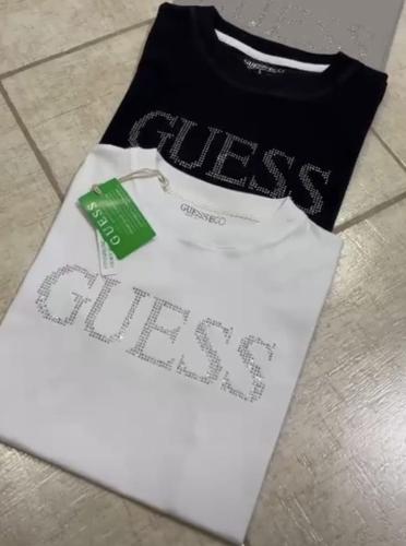 Remeras Brillo Guess de Mujer