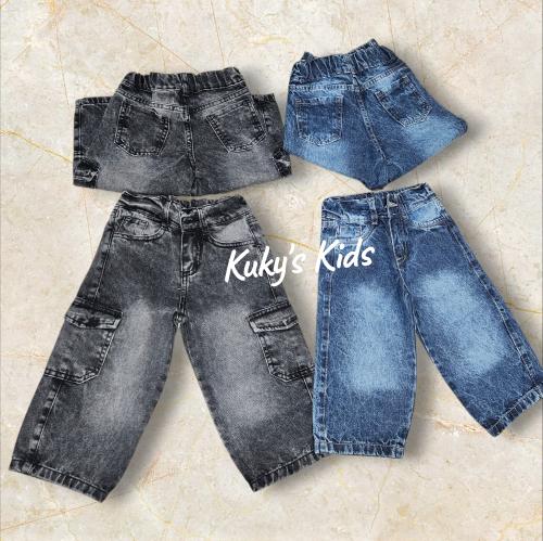 Pantalón Jeans Bagy Rígido Bebé/a