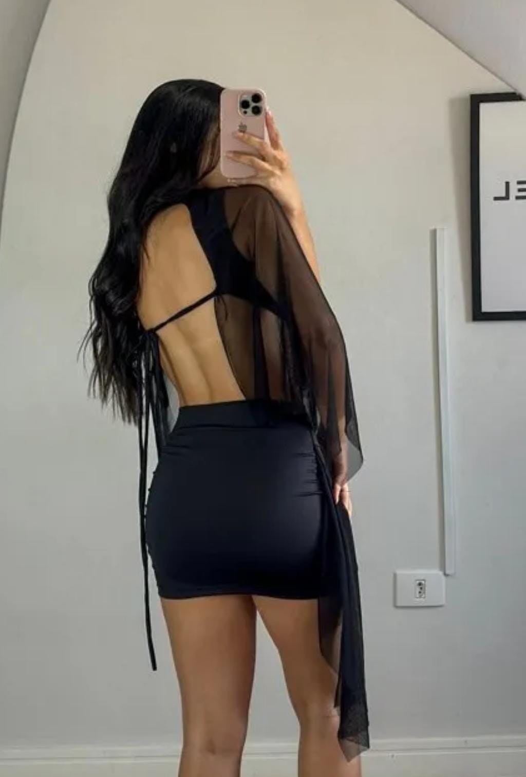 Conjunto Top y Pollera Microtul - Imagen 3