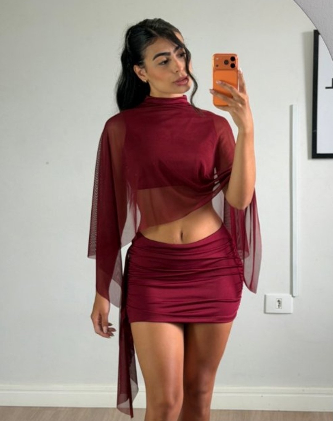 Conjunto Top y Pollera Microtul - Imagen 6