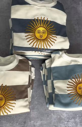 Buzo Rallado Sol de Mayo - Miniatura 3