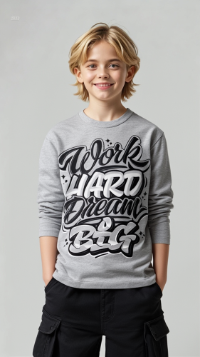 Cod: 101 Remera Manga Larga Algodon Peinado Talles 6 al 16 $ 7500 - Miniatura 2