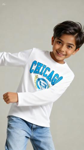 Cod: 113 Remera Manga Larga Algodon Peinado - Miniatura 3