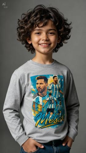 Cod: 137 Remera Manga Larga Algodon Peinado - Miniatura 2