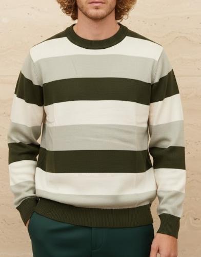 Sweter Jean Cartier, Rayado  Muy Buena Calidad - Miniatura 2