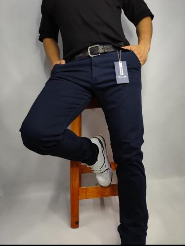 Pant. B/chino Azul Marino Hombre