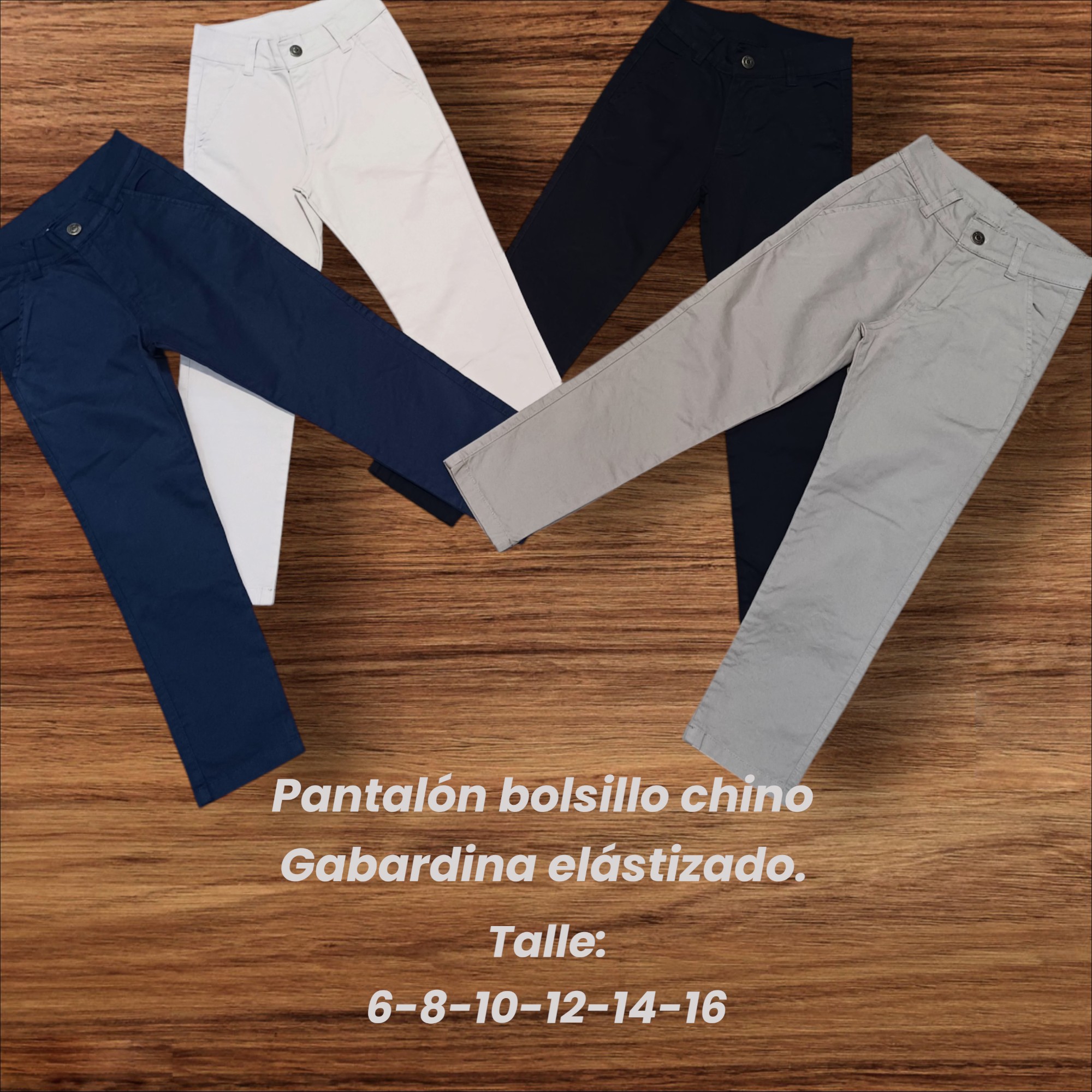 Pantalon Corte Chino de Niño - Imagen 3