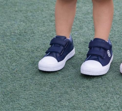 Zapatillas Sintético Azul Abrojos - Miniatura 2
