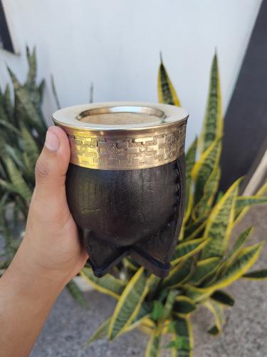 Mate Imperial de Cuero y Alpaca
