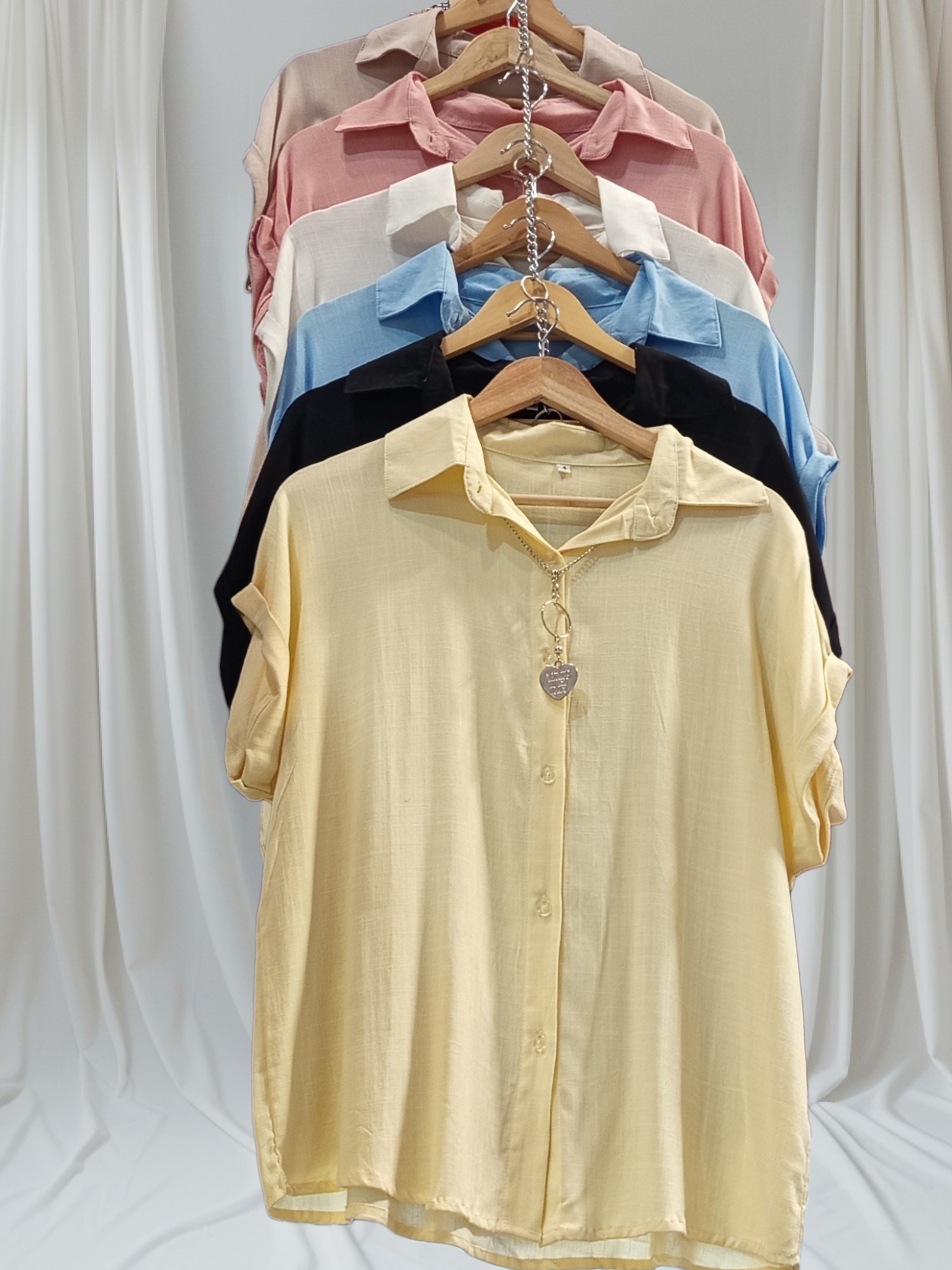 Camisa Larga de Lino - Imagen 3