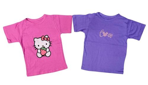 Remera Nena Algodón Aplique