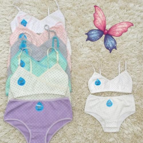 Conjunto  con Broche  Juvenil Algodón