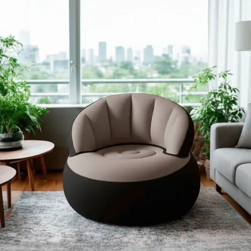 Sofa Sillon Puff Almeja Inflable