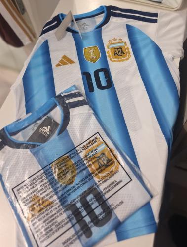 Camiseta Argentina Hombre Bordada - Miniatura 2