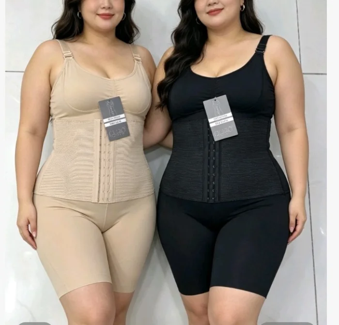 Faja con Boble Ajuste en la Cintura Segunda Piel