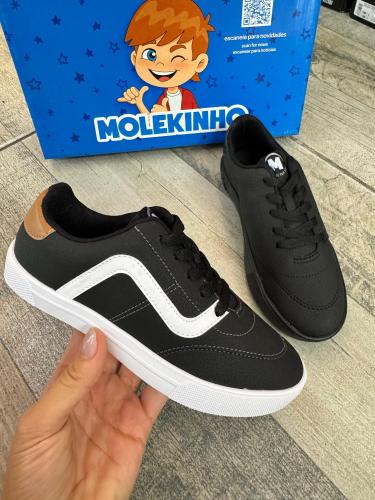 Zapatilla Negra  Escolar Molekhino Do Brasil