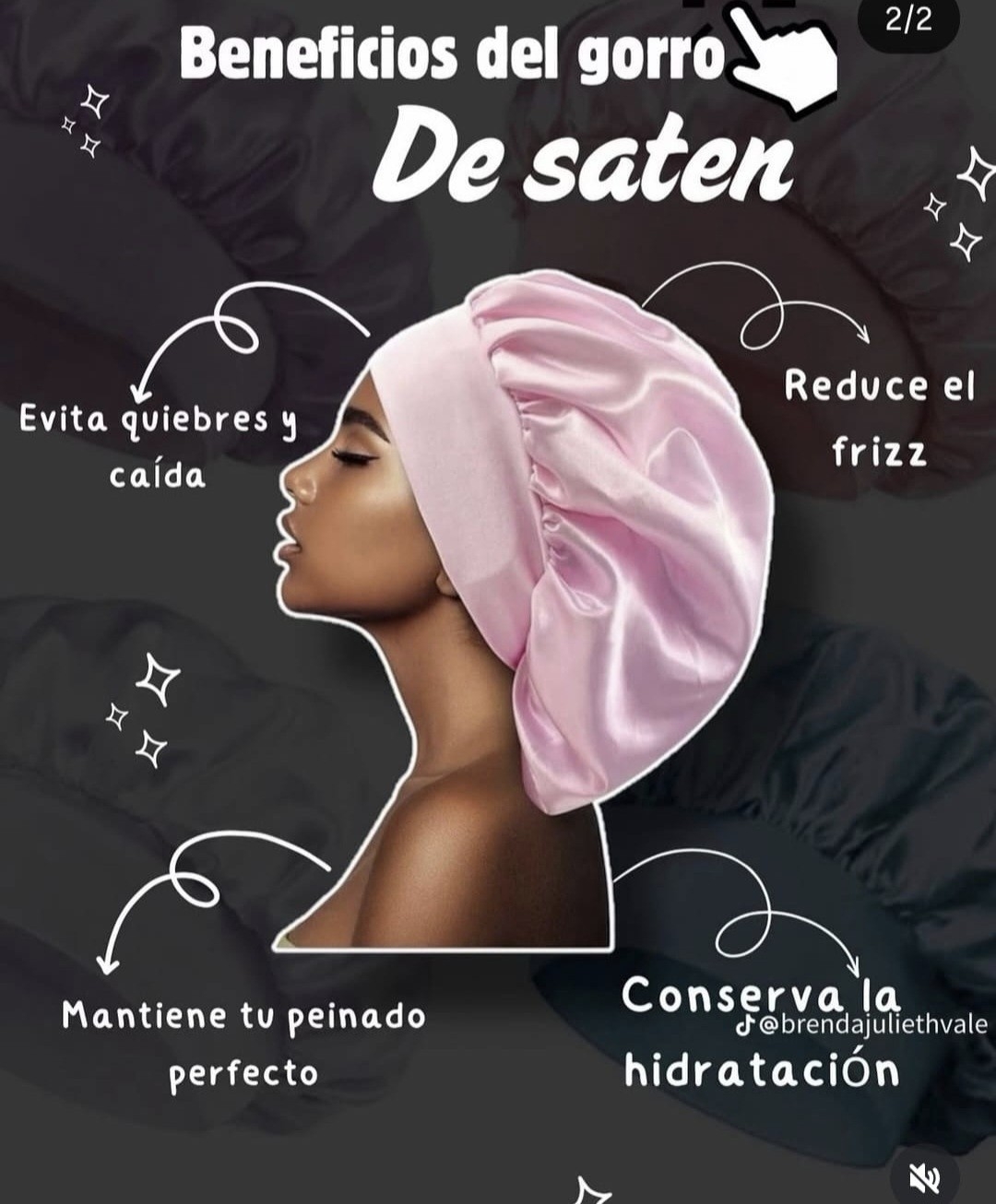 Gorro de Saten - Imagen 2