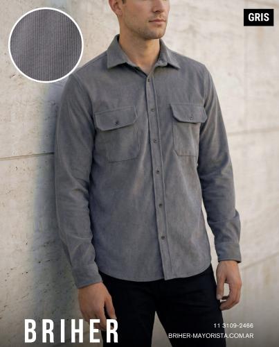 Camisa Corderoy Clásico Beige - Miniatura 6