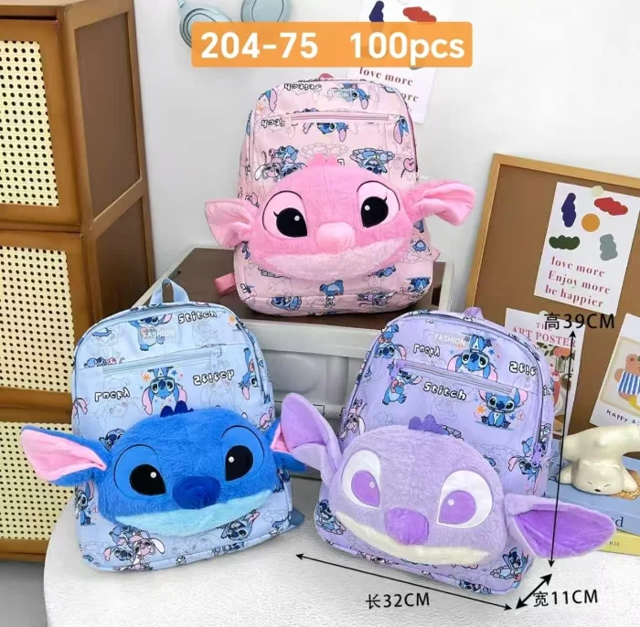 Mochilas con Peluche de Stitch