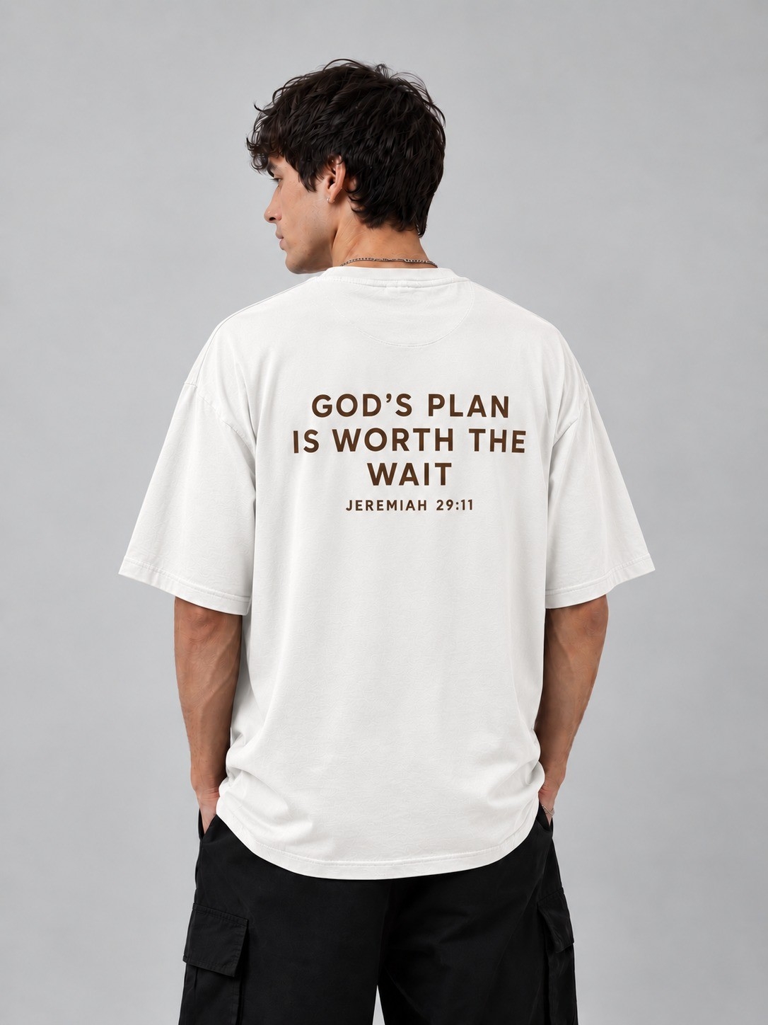 Remera Oversize Shalom Blanco - Imagen 2