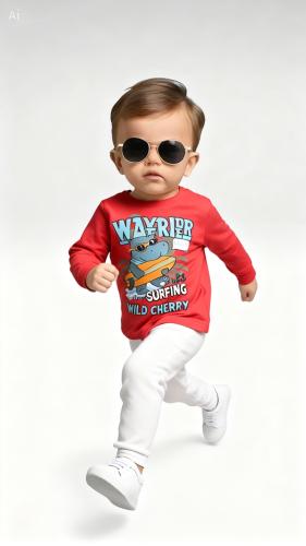 Cod: 159-remera Bebe-algodon Peinado - Miniatura 2