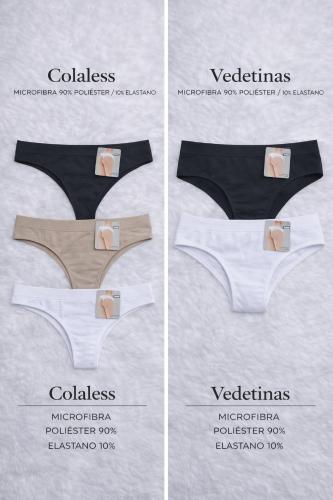 Colales y Vedetina  Microfibra  Sexy Smart