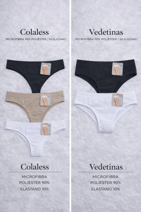 Colales y Vedetina  Microfibra  Sexy Smart