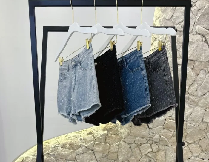 Shorts Strás Jeans  Premium