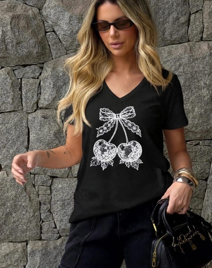 Remeras Tendencia Encaje - Imagen 2