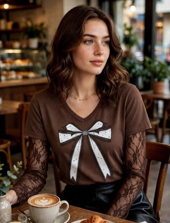 Remeras Tendencia Encaje - Imagen 3