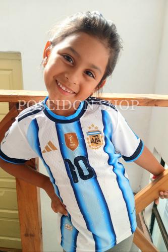 Camiseta Argentina de Nena con Stras - Miniatura 2