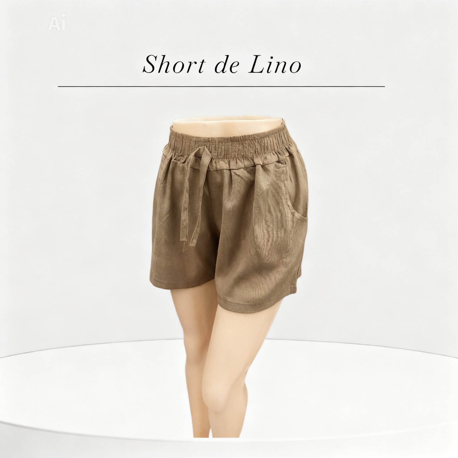 Short de Lino - Imagen 2