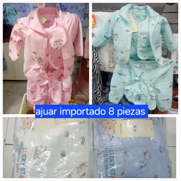 Ajuar Importado de 8 Piezas
