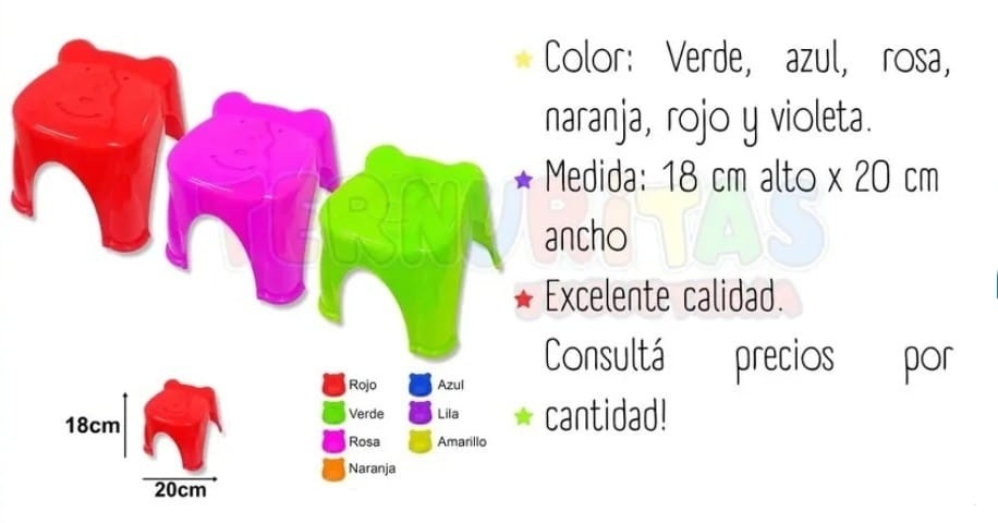 Banquito Banqueta Oso - Imagen 3