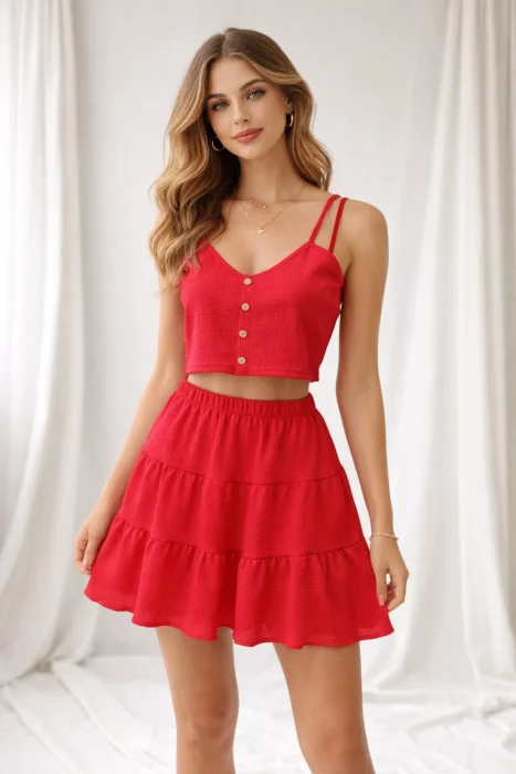 Top + Pollera (conjunto Hawai)