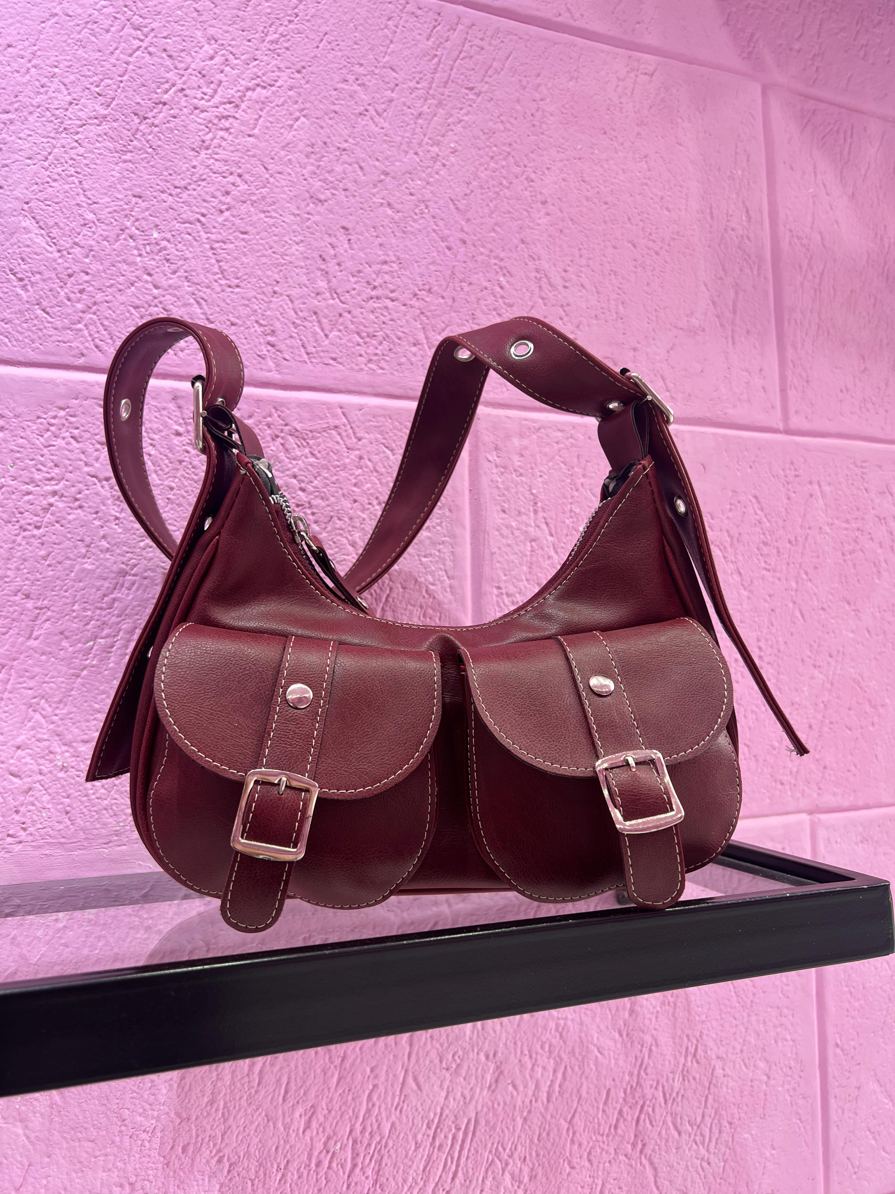 Cartera  Marrón o Negra Mini Bag Cargo Bolsillos Baguette - f99dc314-c89e-43f9-9756-95acf28b9462.jpeg
