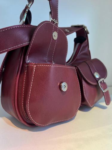Cartera Mini Bag Cargo Bolsillos Baguette - Miniatura 2