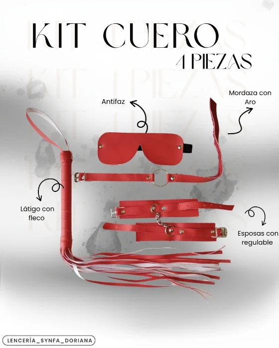Kit Cuero 4 Piezas