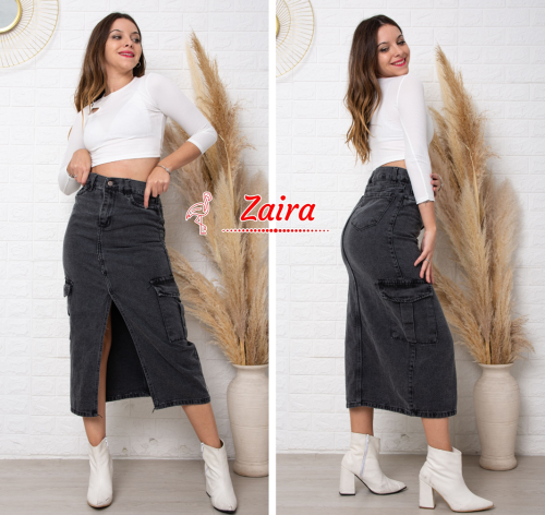 Falda Gris Carg