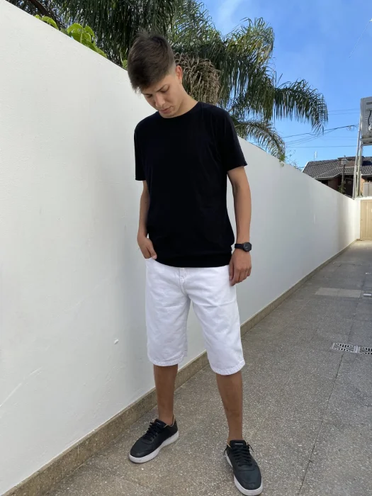 Bermuda Baggy Blanco