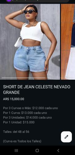 Hotsale Short Jean Especial Dama Pantalón Corto Denim Mujer Mayoristas Ajustado Promo - Miniatura 4