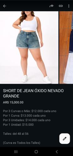 Hotsale Short Jean Especial Dama Pantalón Corto Denim Mujer Mayoristas Ajustado Promo - Miniatura 6