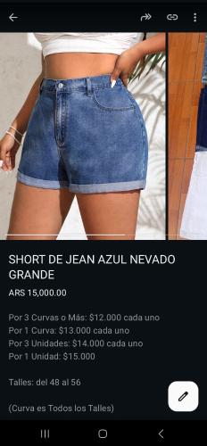 Hotsale Short Jean Especial Dama Pantalón Corto Denim Mujer Mayoristas Ajustado Promo - Miniatura 8