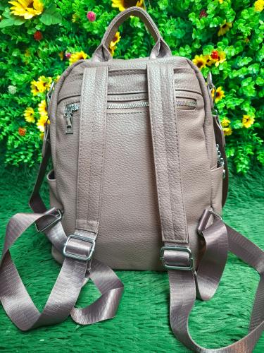 Mochila de Cuero Pu Excelente Calidad - Miniatura 3