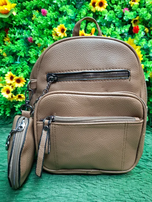 Mochila de Cuero Pu Excelente Calidad