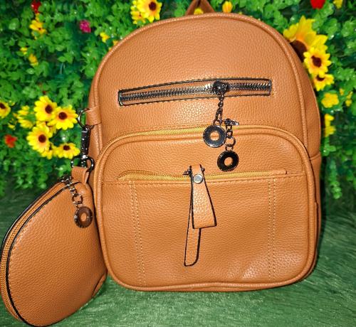 Mochila de Cuero Pu Excelente Calidad - Miniatura 2