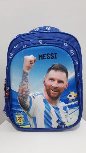 Mochila Escolar Grande Argentina Messi - Miniatura 2